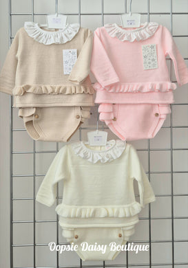 Girls Pretty Knitted Jam Sets