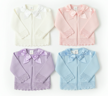 Load image into Gallery viewer, Girls Pretty Ribbon Cardigan
