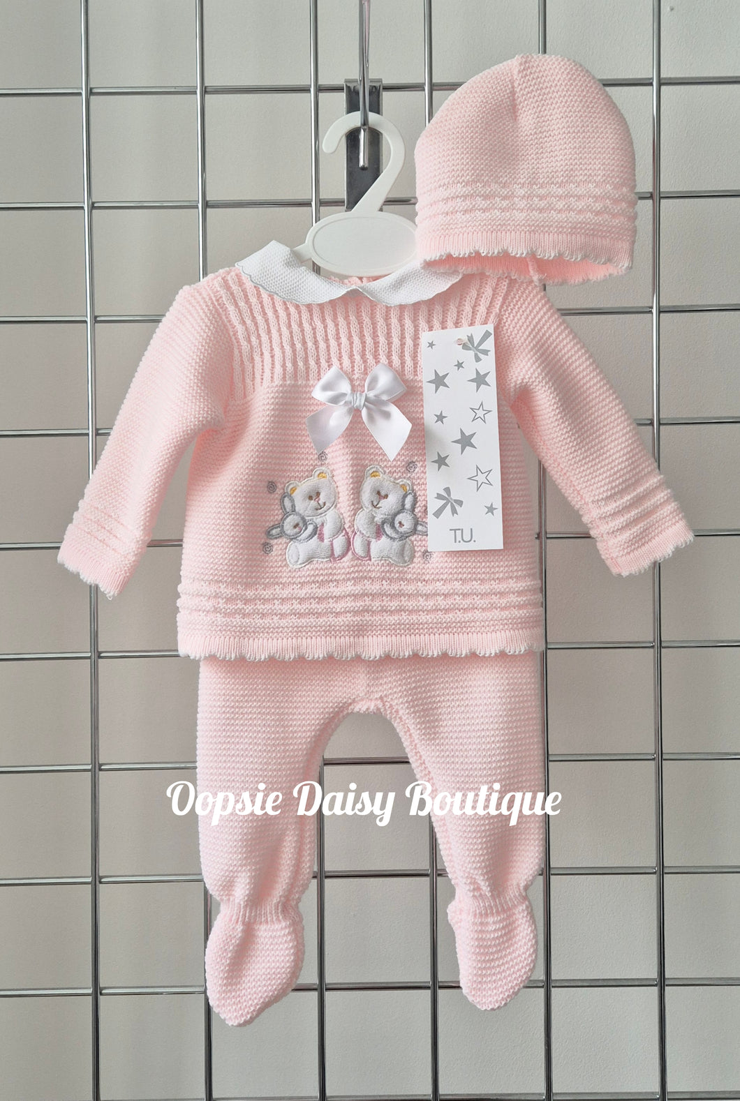 Teddy Bear Knitted Set 0-3mth