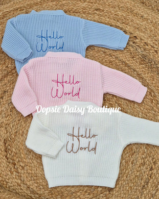 Hello World Cardigan