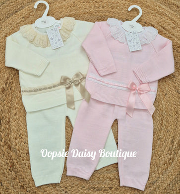 Girls Pretty Knitted Set