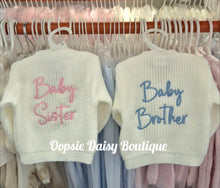 Load image into Gallery viewer, Personalised Baby Cardigans New Fancy Script Font