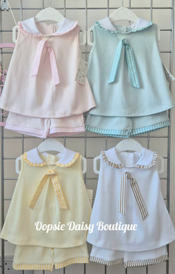 Girls Pretty Shorts Set