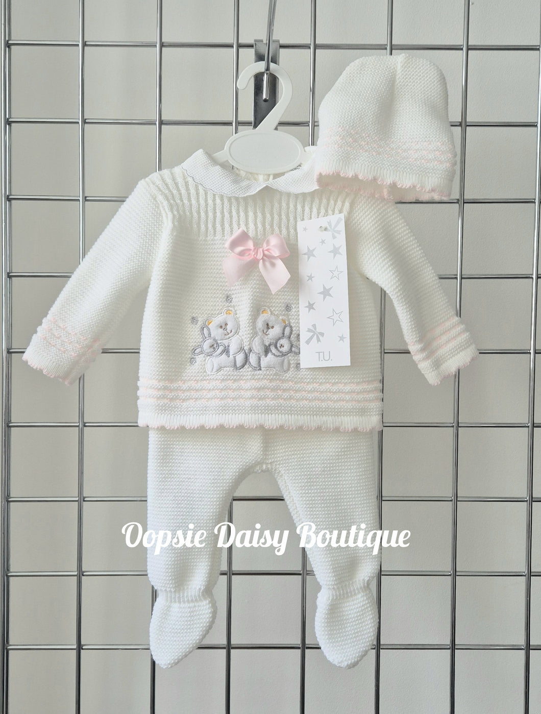 Teddy Bear Knitted Set 0-3mth