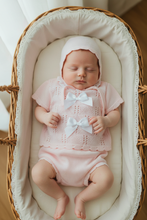 Load image into Gallery viewer, Baby Girls Pink Knitted Jam Set