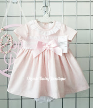 Load image into Gallery viewer, Girls Pink Floral Dress Set
