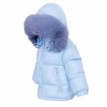 Load image into Gallery viewer, Boys Blue Puffer Coat