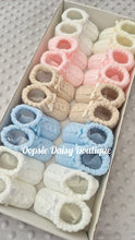 Load image into Gallery viewer, Hello World Knitted Romper &amp; Hat Set FREE KNITTED BOOTIES