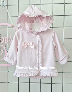Girls Pink Hearts Jacket