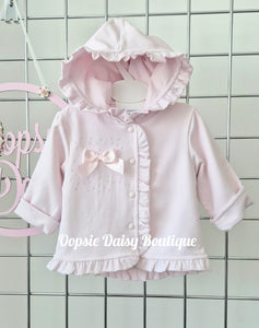 Girls Pink Hearts Jacket