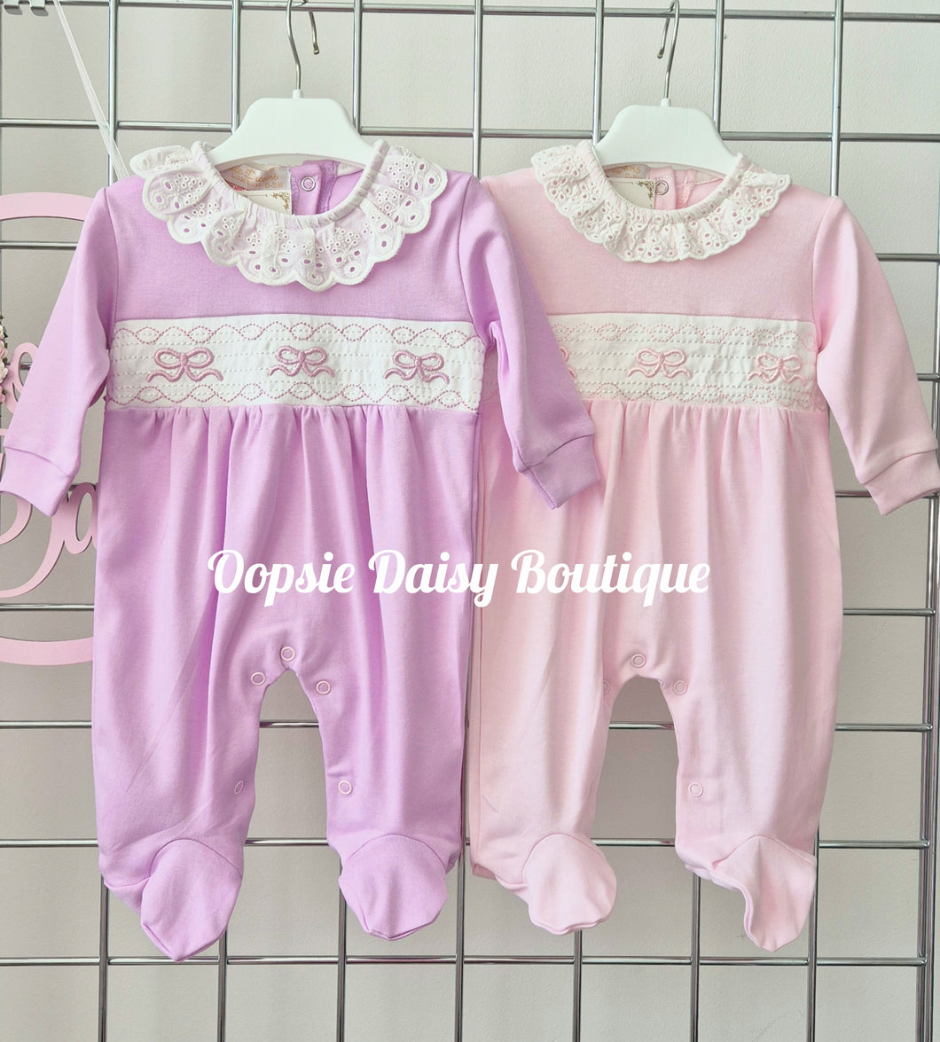 Baby Girls Smocked Romper