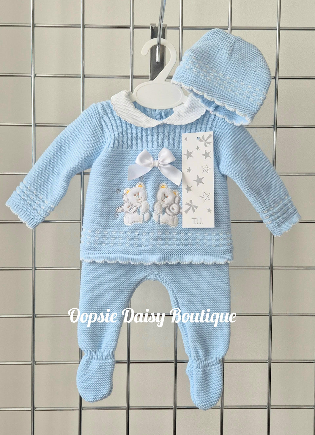 Teddy Bear Knitted Set 0-3mth