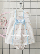 Load image into Gallery viewer, Girls Bunny Print Spanish Dress Set