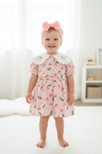 Load image into Gallery viewer, Toddler cherry dress front view