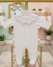 Load image into Gallery viewer, White hanger velvet gold