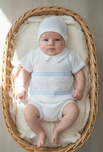 Load image into Gallery viewer, White knit set overhead 1