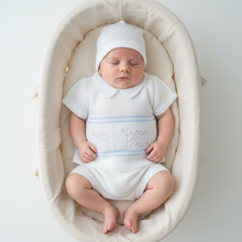 Load image into Gallery viewer, White set Moses basket overhead