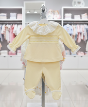 Load image into Gallery viewer, Yellow outfit in shop - shop floor