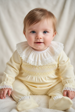 Load image into Gallery viewer, Yellow outfit on model - detail