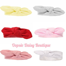 Load image into Gallery viewer, Girls Knot Headbands Size 0-12mth