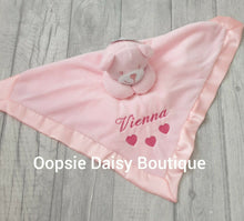 Load image into Gallery viewer, Personalised Baby Comforter Teddy Bear Design - Oopsie Daisy Baby Boutique