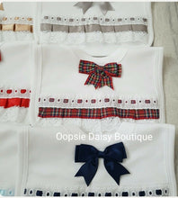 Load image into Gallery viewer, Ribbon Lace &amp; Bows Bibs - Oopsie Daisy Baby Boutique