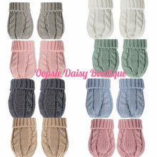 Load image into Gallery viewer, Baby Mittens Knitted Mittens Gloves Size 0-12 Months