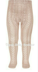 Sale Condor Open Weave Spanish Pelerine Tights