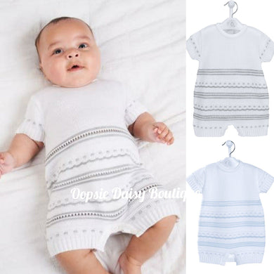 Boys Traditional Knitted Rompers Dandelion