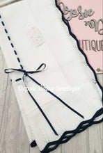 Load image into Gallery viewer, Spanish Knitted Slotted Ribbon Blankets Shawl - Personalised  ☆