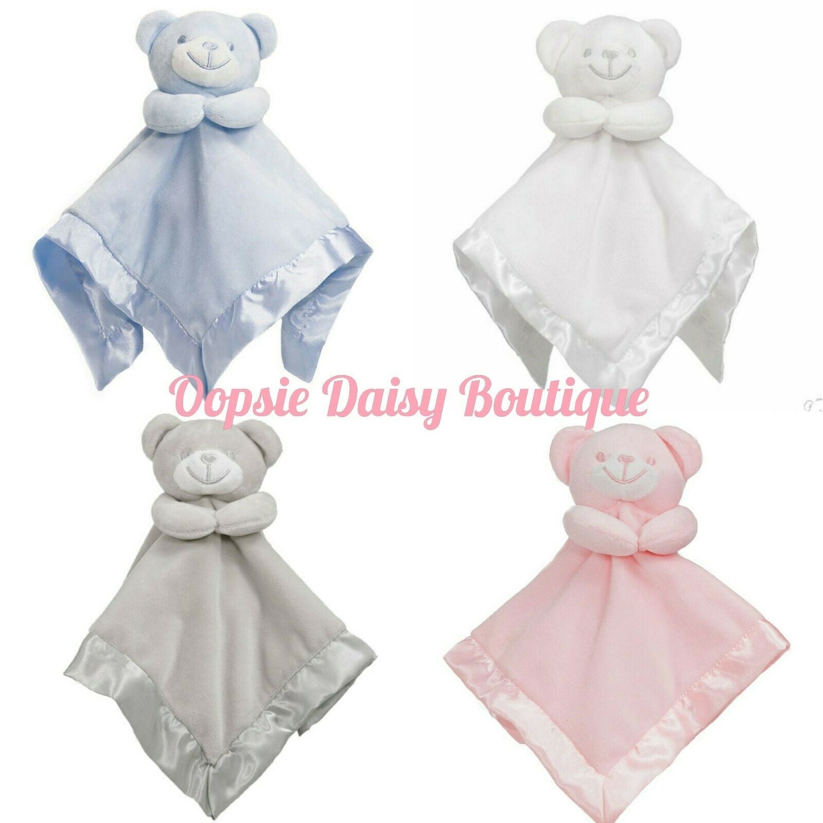 Baby Comforter Teddy Bear Baby Blanket – Oopsie Daisy Baby Boutique