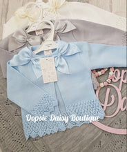 Load image into Gallery viewer, Girls Pretty Double Ribbon Cardigans Upto 36mth