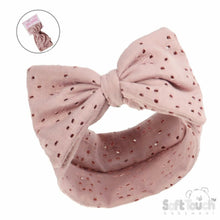 Load image into Gallery viewer, Baby Headband Broderie Big Bow Headbands 0-18mths