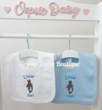 Load image into Gallery viewer, Peter Rabbit &amp; Puddleduck Little Man Little Lady Bib