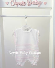 Load image into Gallery viewer, Girls Pretty Knitted Romper Dandelion