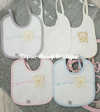 Spanish Bib With Teddy Bear