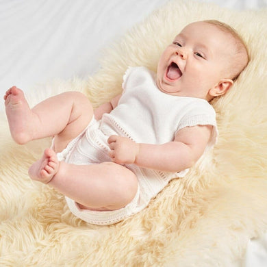 Pretty Knitted Romper Dandelion