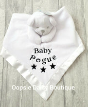 Load image into Gallery viewer, Personalised Baby Comforter Teddy Bear Design - Oopsie Daisy Baby Boutique