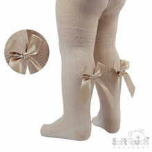 Load image into Gallery viewer, Baby Girls Gorgeous Ribbon Bow Tights