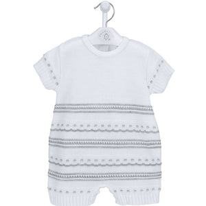 Boys Traditional Knitted Rompers Dandelion