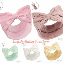 Load image into Gallery viewer, Baby Headband Broderie Big Bow Headbands 0-18mths