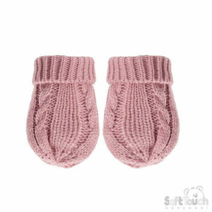 Baby Mittens Knitted Mittens Gloves Size 0-12 Months