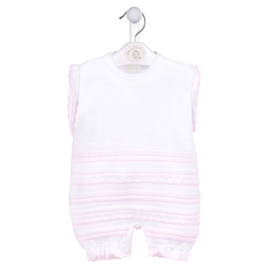 Girls Pretty Knitted Romper Dandelion