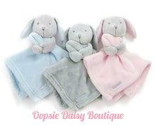 Load image into Gallery viewer, Personalised Baby Comforter Bunny Rabbit Baby Blanket - Embroidered Design
