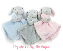 Load image into Gallery viewer, Personalised Baby Comforter Bunny Rabbit Baby Blanket - Embroidered Design