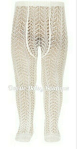 Sale Condor Open Weave Spanish Pelerine Tights