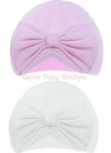 Load image into Gallery viewer, Baby Hat Soft Cotton Turban Hat Size 0-6mth