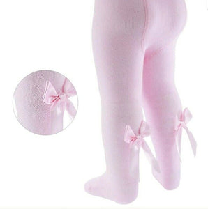 Baby Girls Gorgeous Ribbon Bow Tights