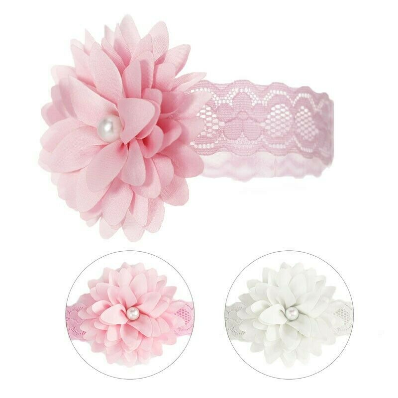 Baby Girls Flowers Lace Headbands