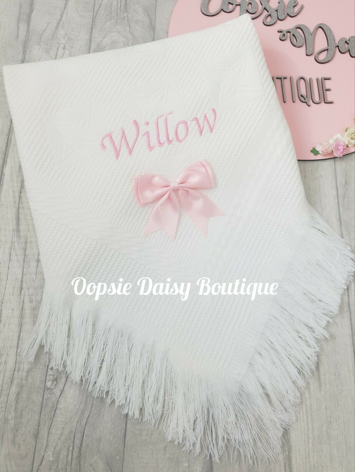 Personalised hotsell baby shawls